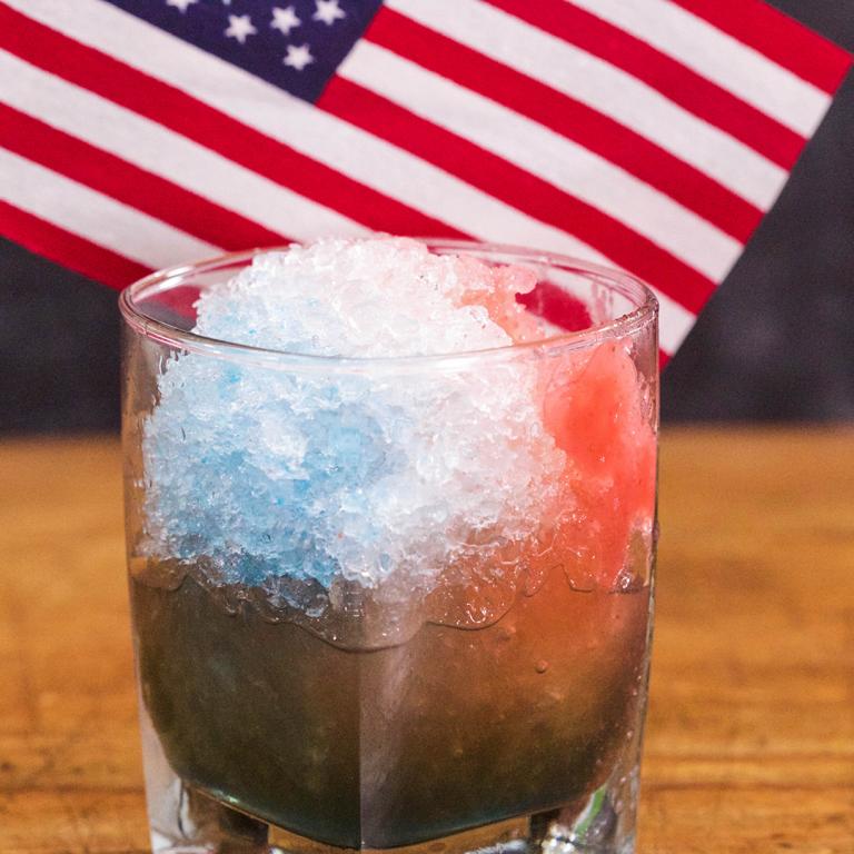 Clinton Kelly's Red, White, and Blue Snow Cones