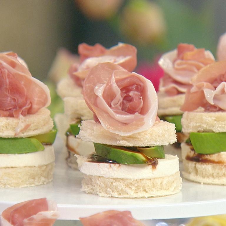 Prosciutto Roses