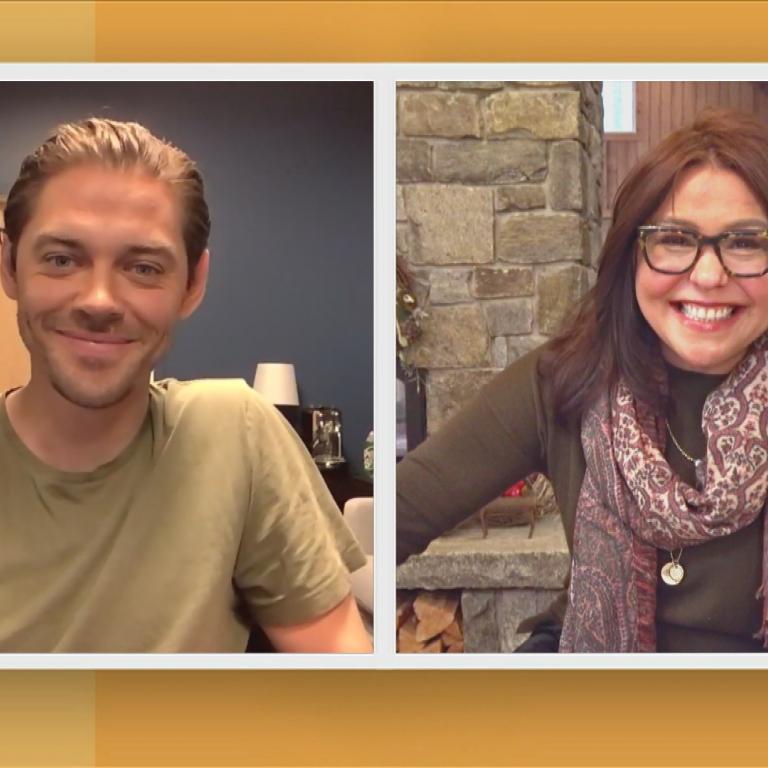 Tom Payne and Rachael Ray