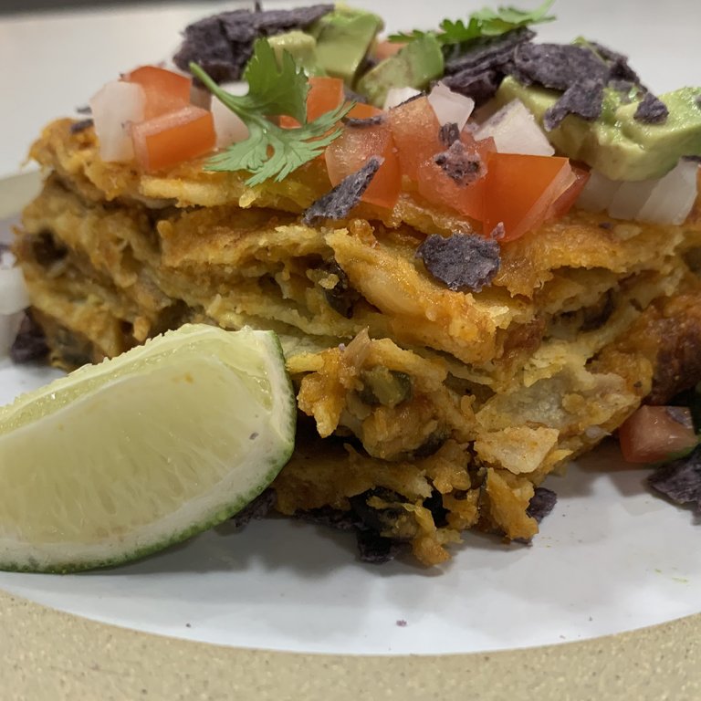 Pumpkin Enchilada-Inspired Casserole