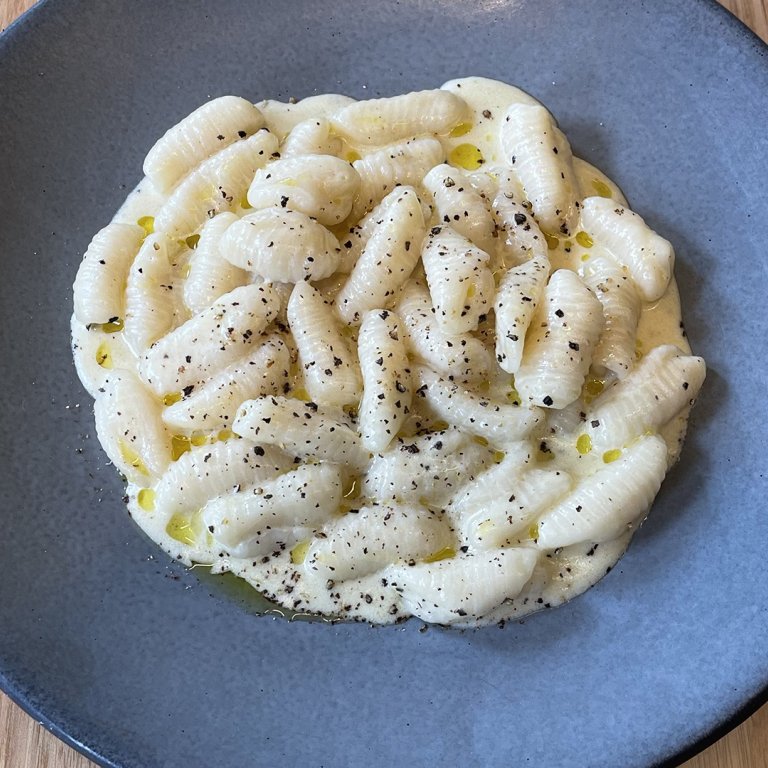 Cacio e Pepe with Homemade Cavatelli