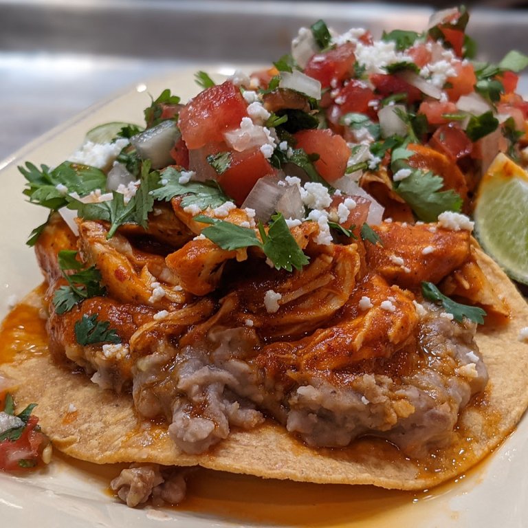 rotisserie chicken tostadas