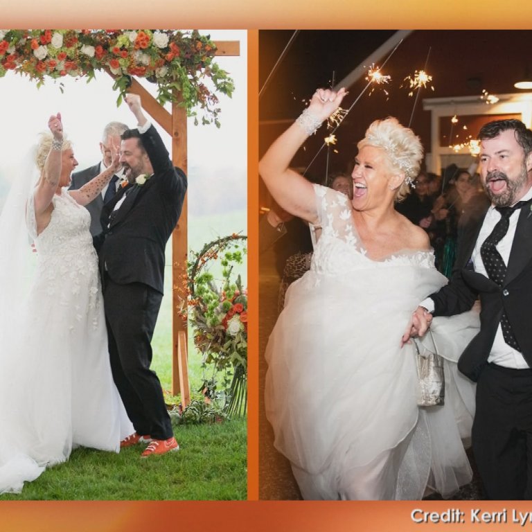 Anne Burrell wedding photos