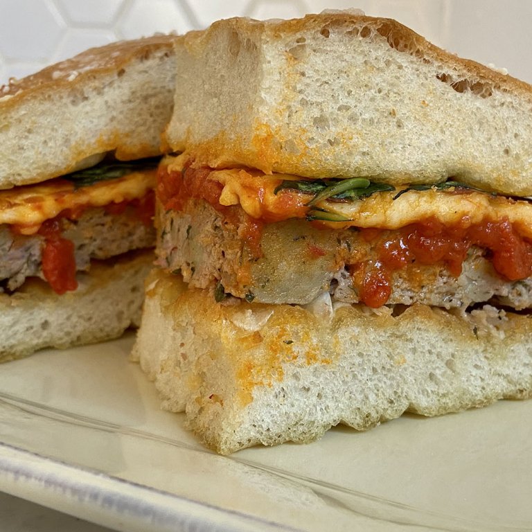 Sheet Pan Meatball Parm Sandwiches