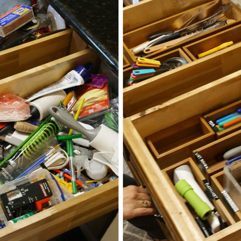 kitchen organizing