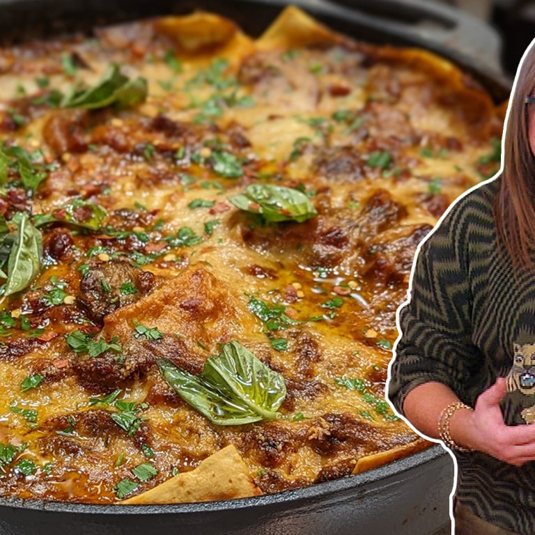 Cast-Iron Mushroom Lasagna | Rachael Ray 