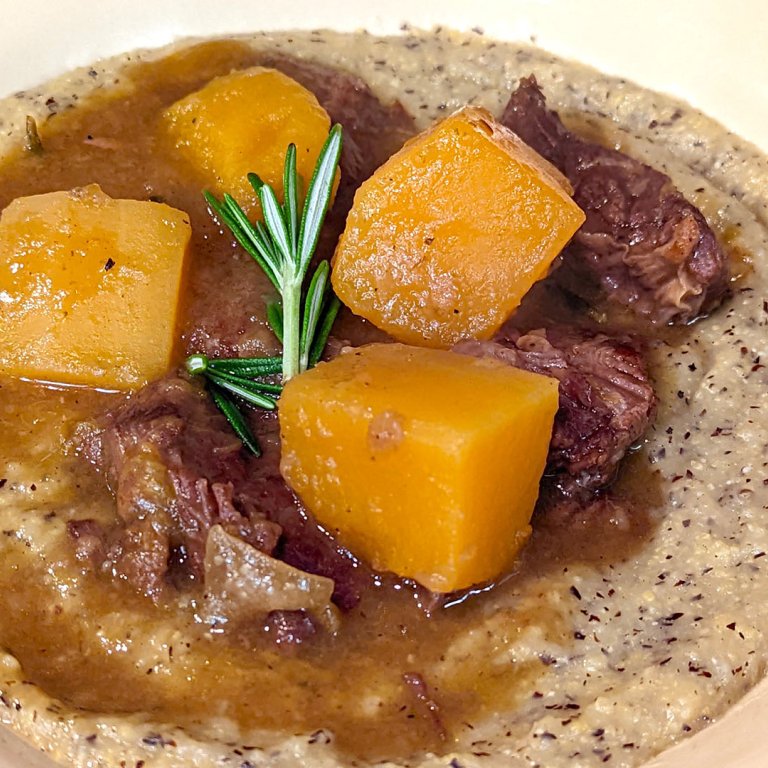 Beef and Orange Squash Stew