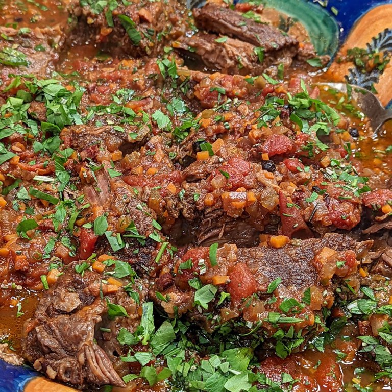 Italian Pot Roast (Stracotto di Manzo—Overcooked Beef) and Polenta  