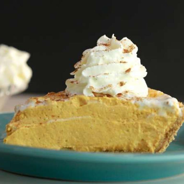 no-bake pumpkin pie