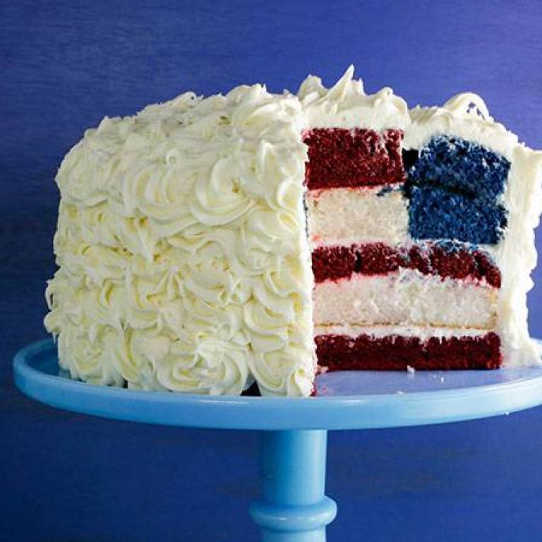 flag cake