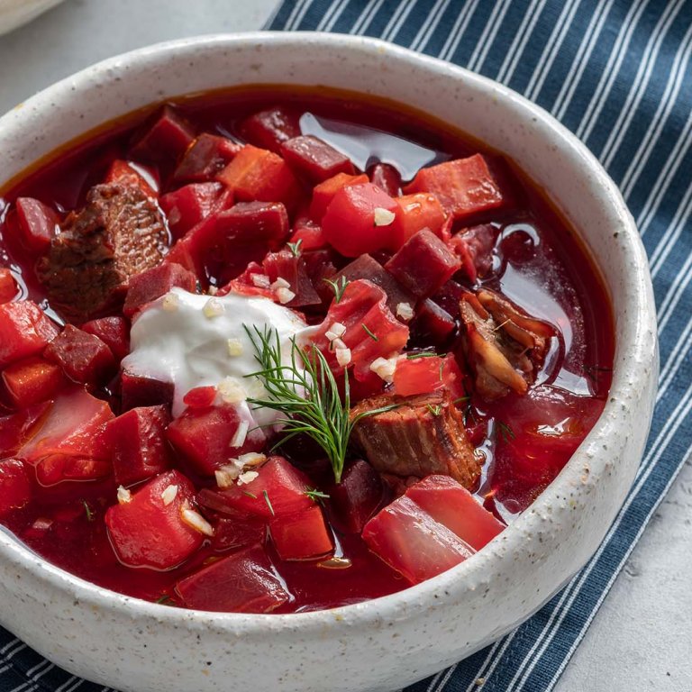 Classic Beef Borscht