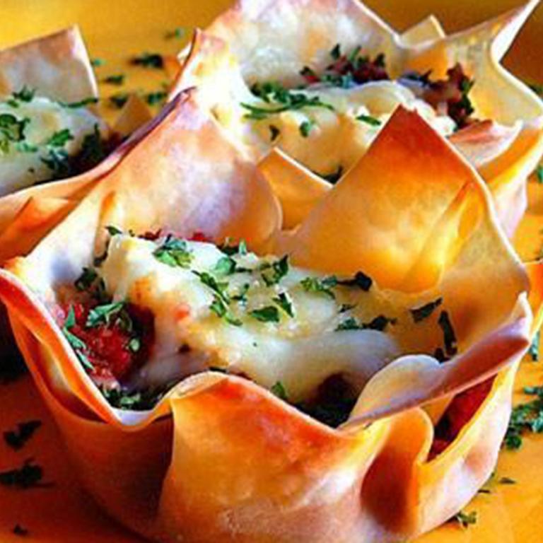 lasagna cups