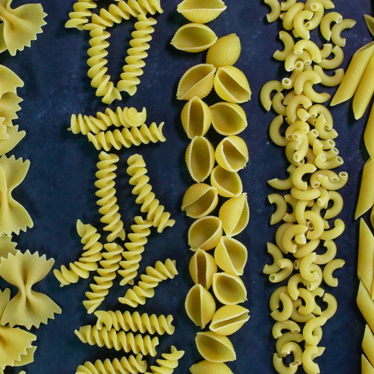 pasta shapes