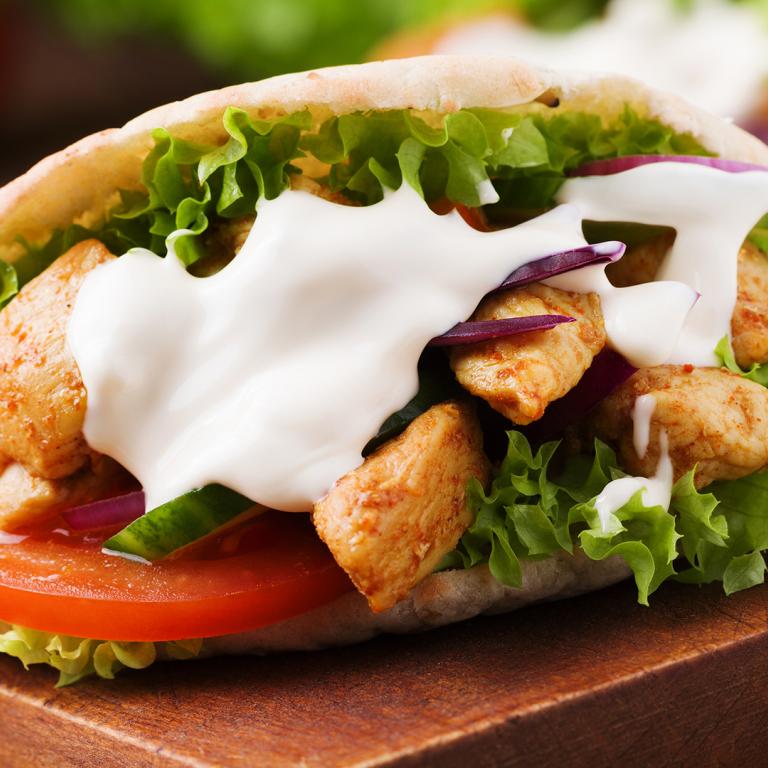 chicken pita