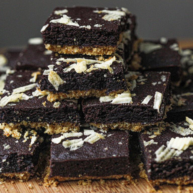 potato chip brownies