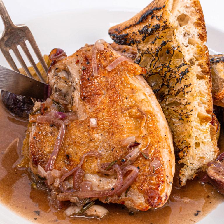 Skillet Chicken with Figs