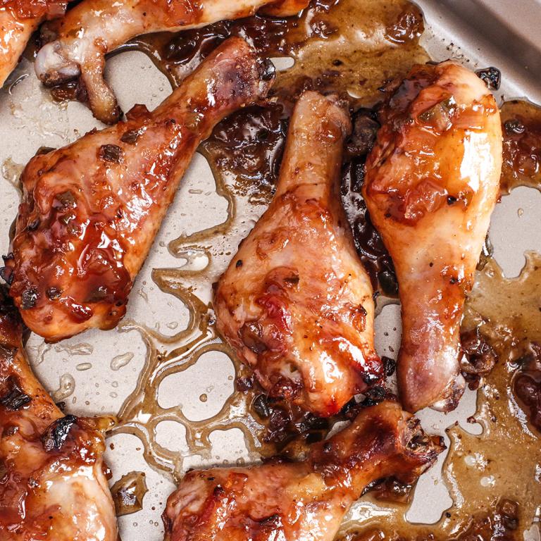 Sunny's Strawberry Bacon Chicken Drumsticks